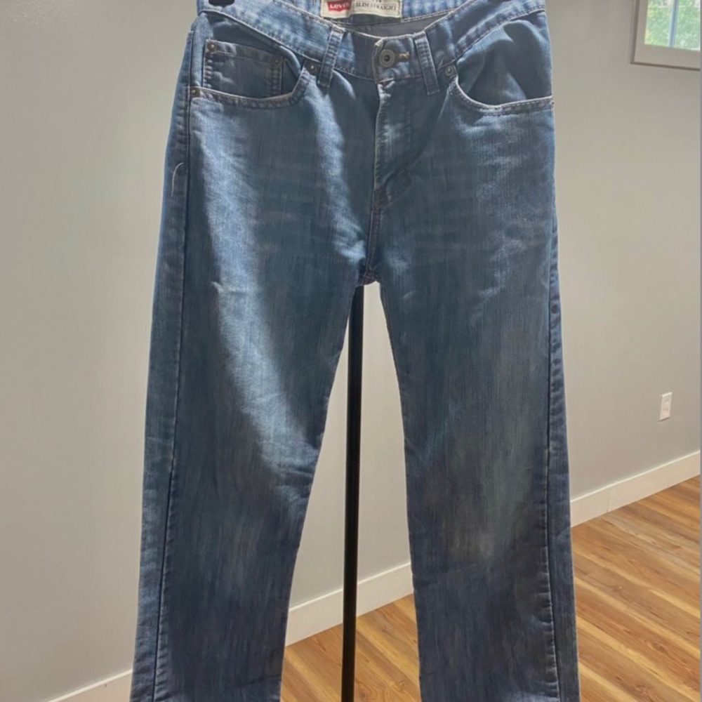 levi slim straight jeans